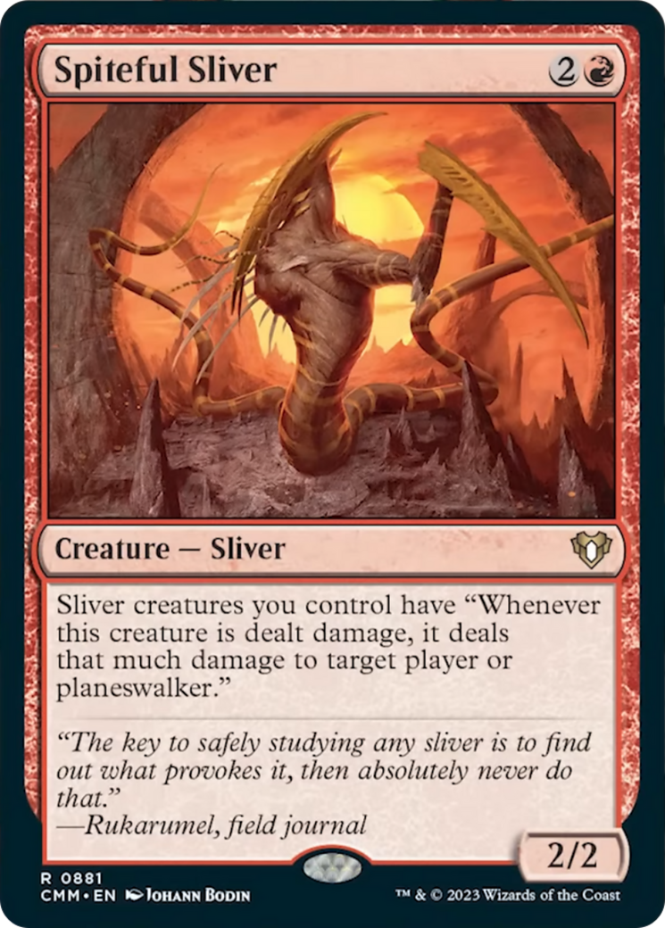 Spiteful Sliver [Commander Masters] | Shuffle n Cut Hobbies & Games