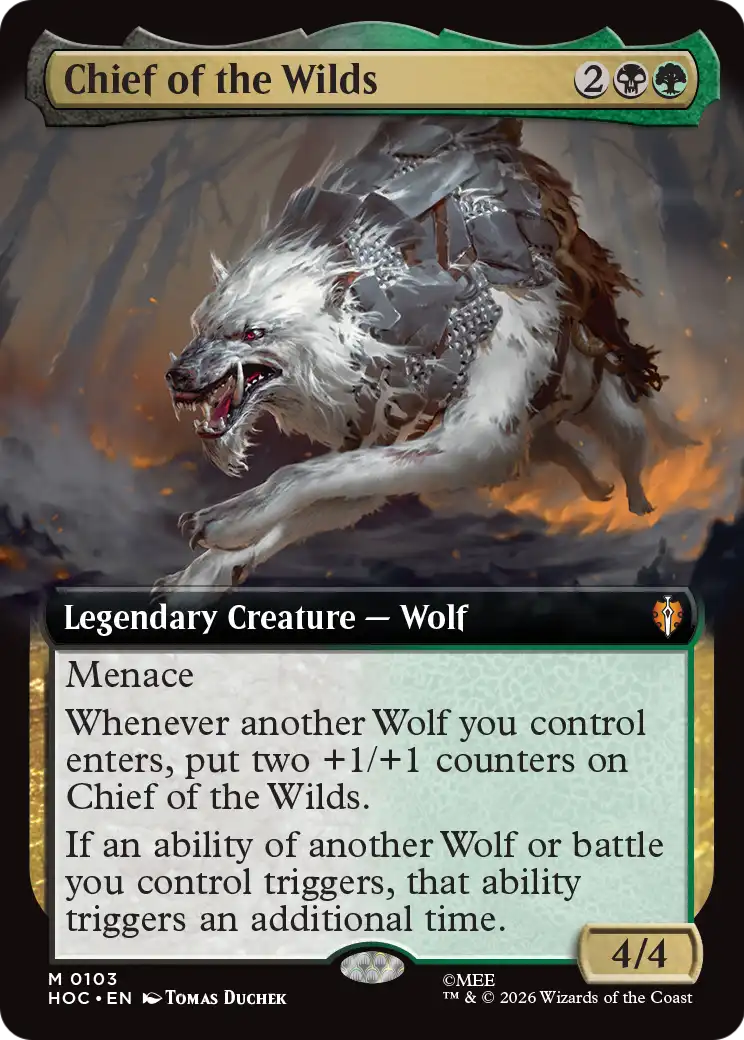 Chief of the Wilds (Extended Art) [The Hobbit: Eternal-Legal] | Shuffle n Cut Hobbies & Games