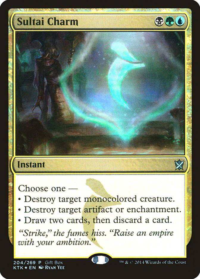 Sultai Charm (Gift Box) [Khans of Tarkir Promos] | Shuffle n Cut Hobbies & Games