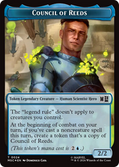Council of Reeds (024) // Merfolk (024) Double-Sided Token (Surge Foil) [Marvel Super Heroes Commander Tokens] | Shuffle n Cut Hobbies & Games