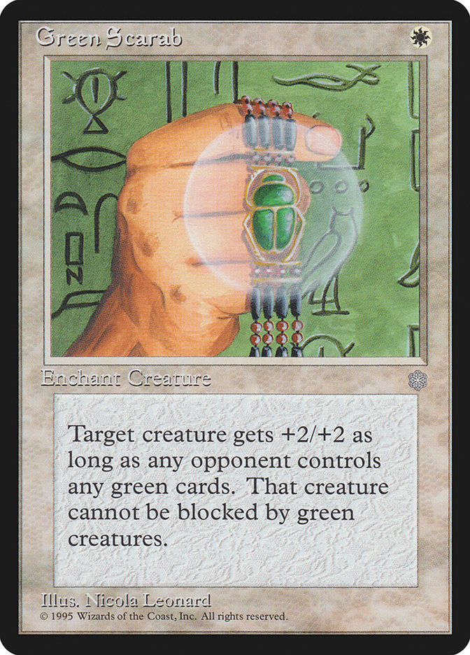 Green Scarab [Ice Age] | Shuffle n Cut Hobbies & Games