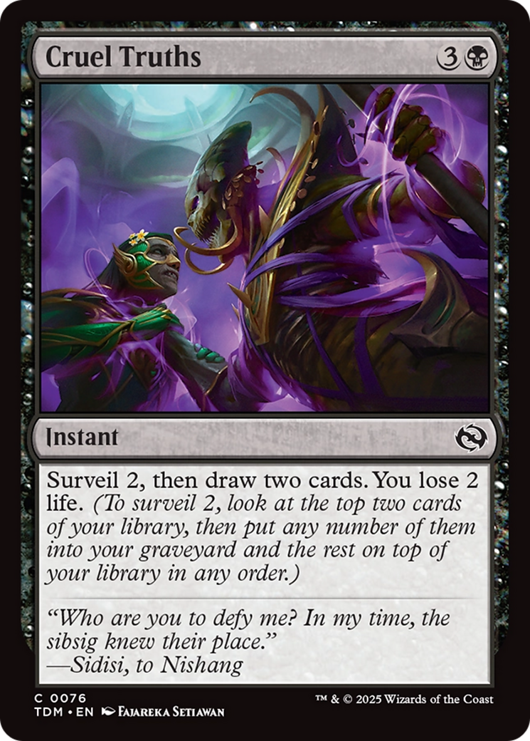 Cruel Truths [Tarkir: Dragonstorm] | Shuffle n Cut Hobbies & Games