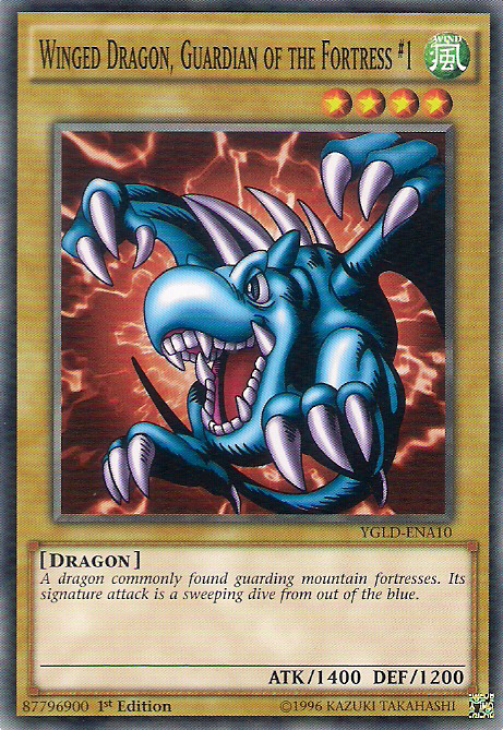 Winged Dragon, Guardian of the Fortress #1 [YGLD-ENA10] Common | Shuffle n Cut Hobbies & Games