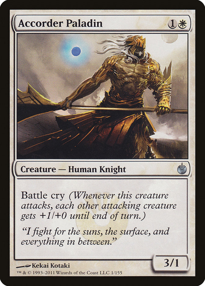 Accorder Paladin [Mirrodin Besieged] | Shuffle n Cut Hobbies & Games