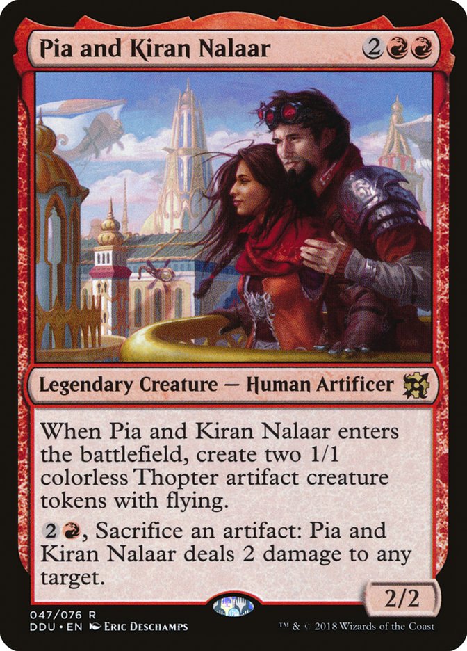 Pia and Kiran Nalaar [Duel Decks: Elves vs. Inventors] | Shuffle n Cut Hobbies & Games