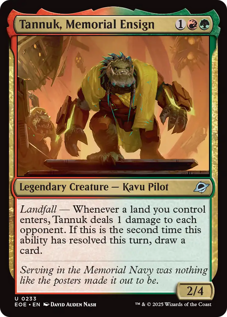 Tannuk, Memorial Ensign [Edge of Eternities] | Shuffle n Cut Hobbies & Games