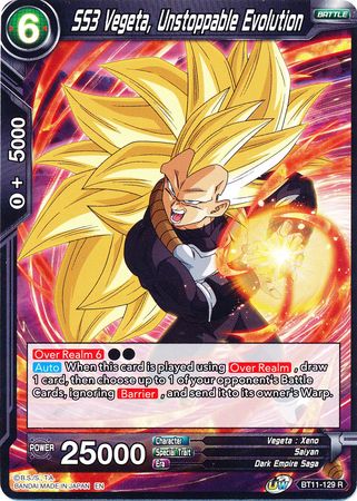 SS3 Vegeta, Unstoppable Evolution (BT11-129) [Vermilion Bloodline] | Shuffle n Cut Hobbies & Games