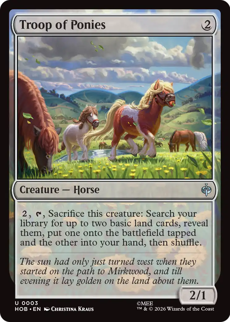 Troop of Ponies [The Hobbit] | Shuffle n Cut Hobbies & Games