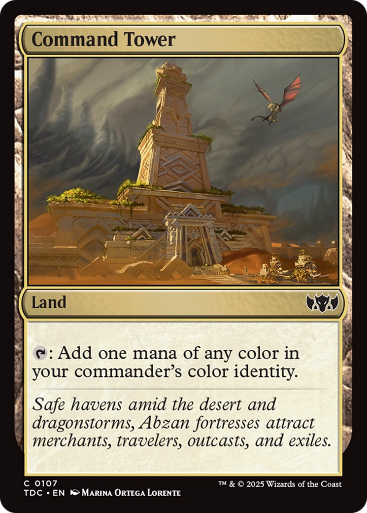 Command Tower [Tarkir: Dragonstorm Commander] | Shuffle n Cut Hobbies & Games