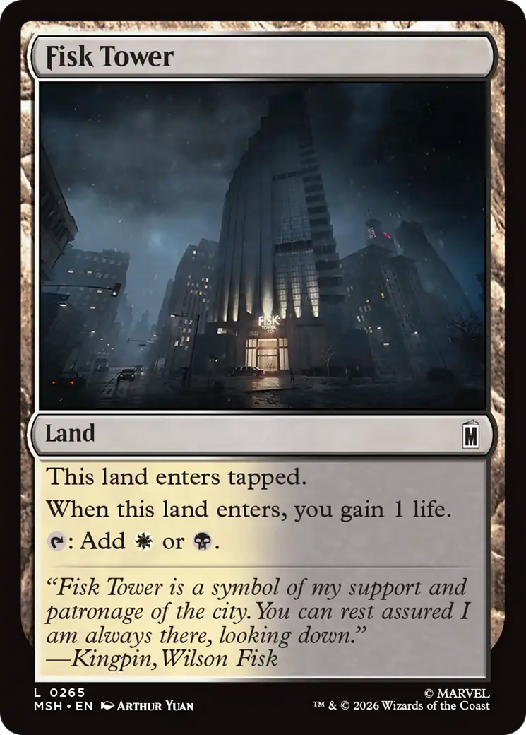Fisk Tower [Marvel Super Heroes] | Shuffle n Cut Hobbies & Games