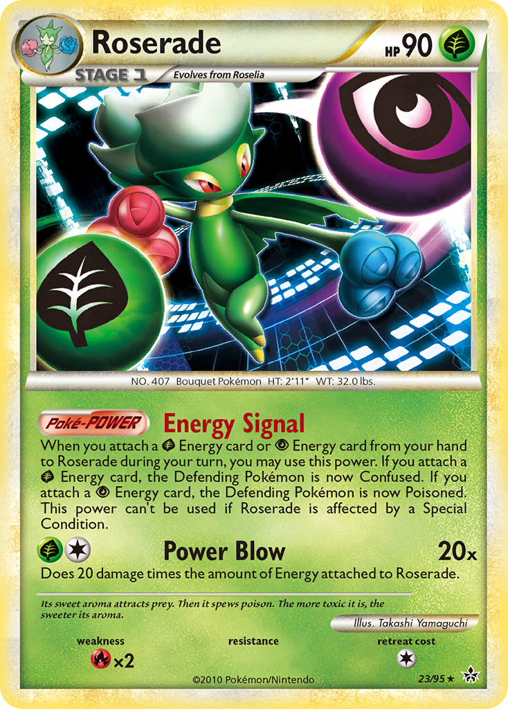 Roserade (23/95) [HeartGold & SoulSilver: Unleashed] | Shuffle n Cut Hobbies & Games