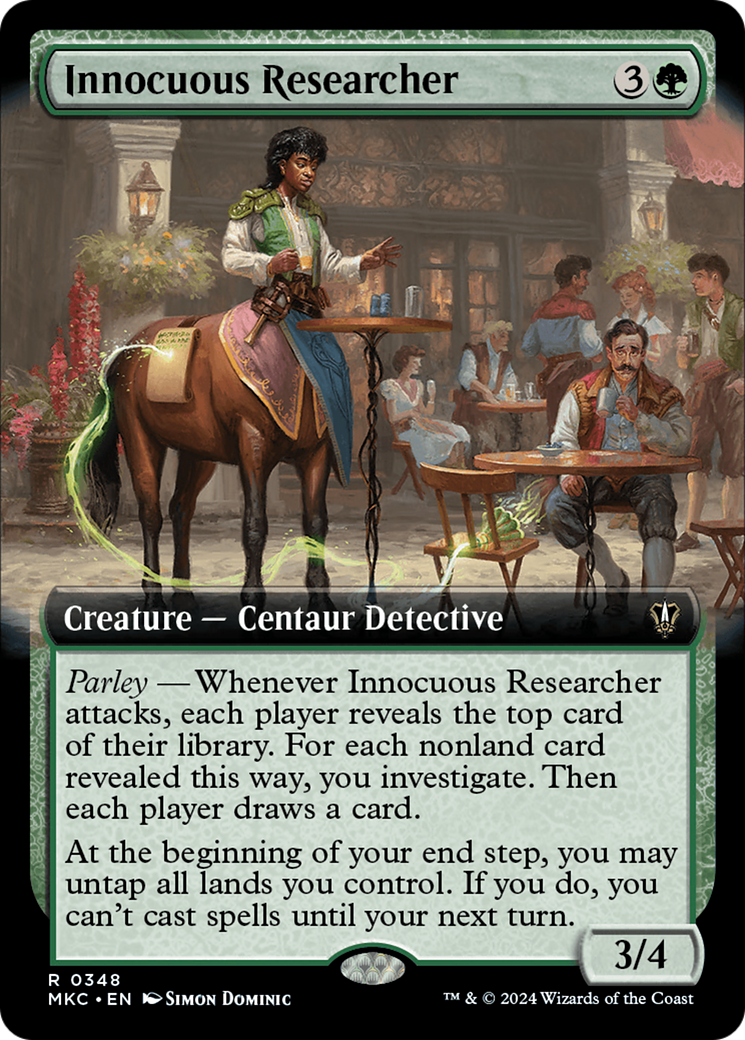 Innocuous Researcher (Extended Art) [Murders at Karlov Manor Commander] | Shuffle n Cut Hobbies & Games