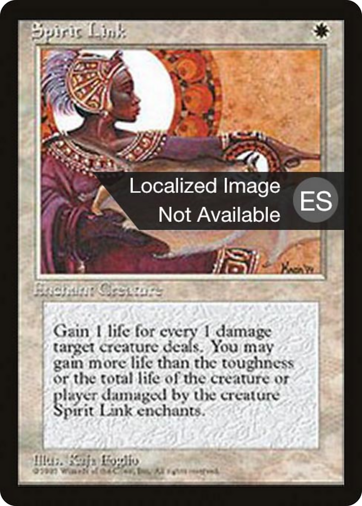 Spirit Link [Fourth Edition Foreign Black Border] | Shuffle n Cut Hobbies & Games