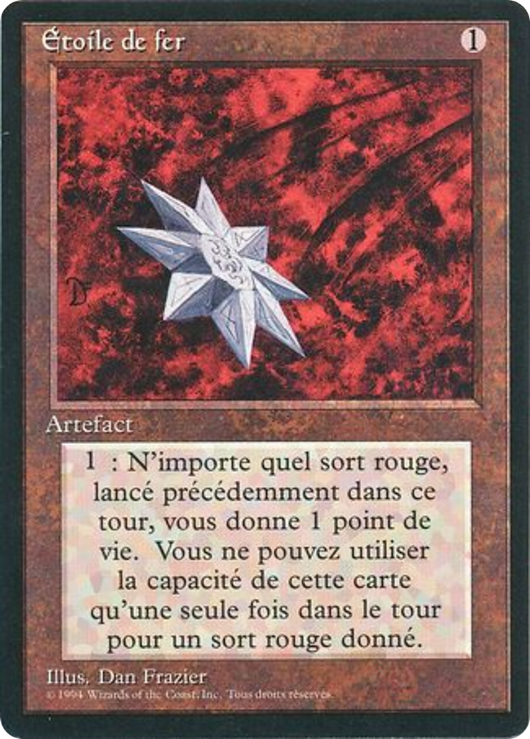 Iron Star [Foreign Black Border] | Shuffle n Cut Hobbies & Games