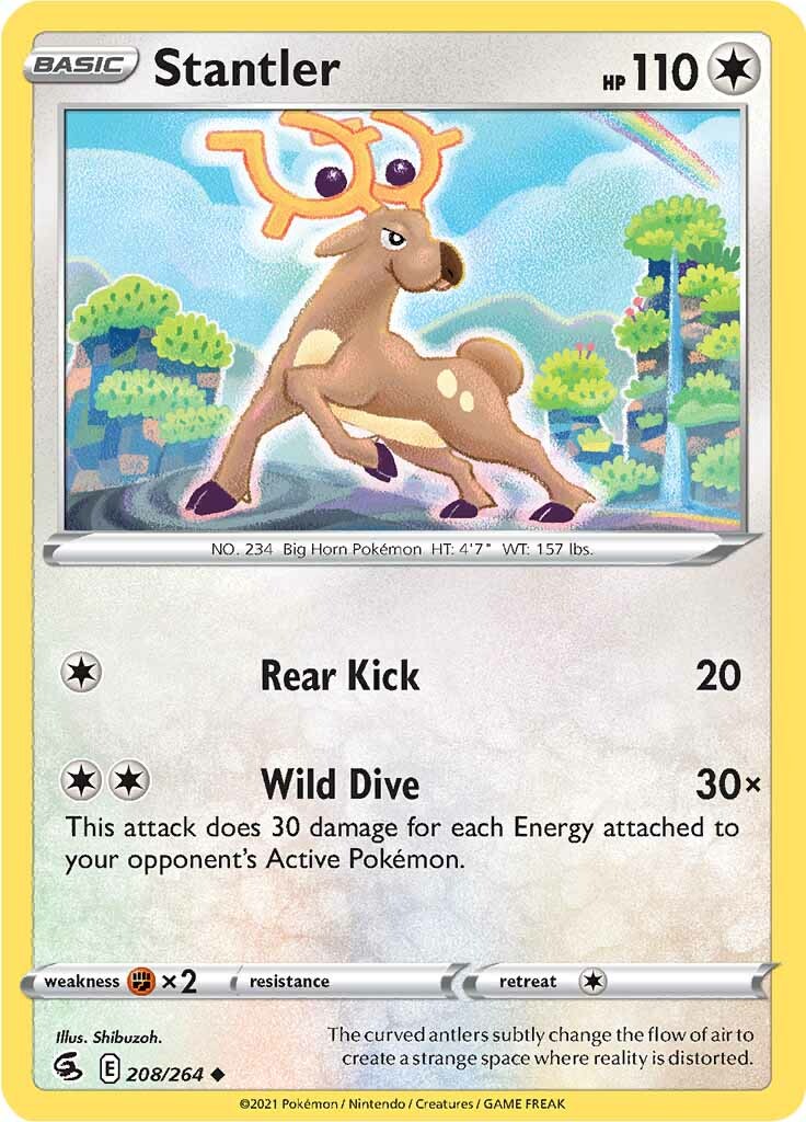 Stantler (208/264) [Sword & Shield: Fusion Strike] | Shuffle n Cut Hobbies & Games