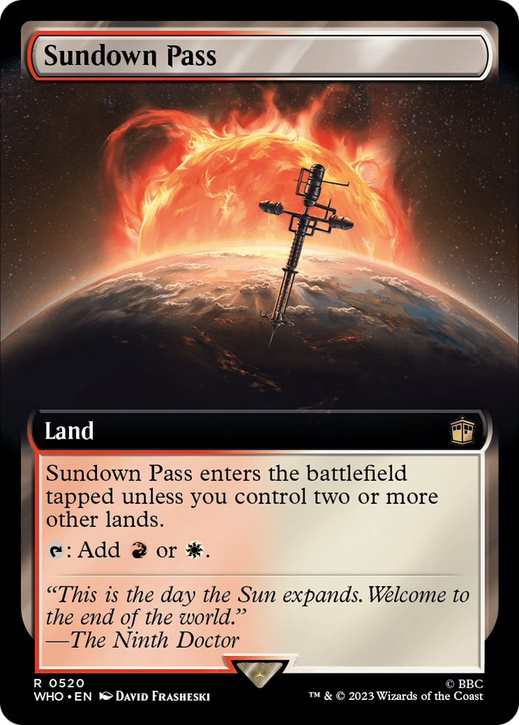 Sundown Pass (Extended Art) [Doctor Who] | Shuffle n Cut Hobbies & Games