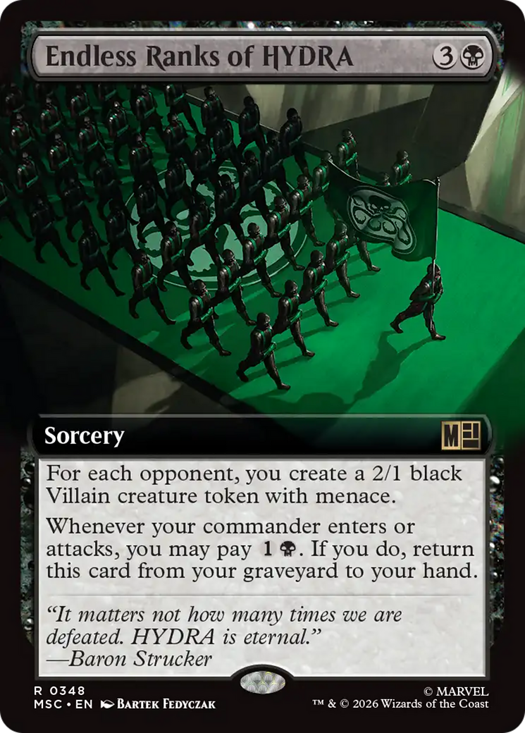 Endless Ranks of HYDRA (Extended Art) [Marvel Super Heroes Commander] | Shuffle n Cut Hobbies & Games