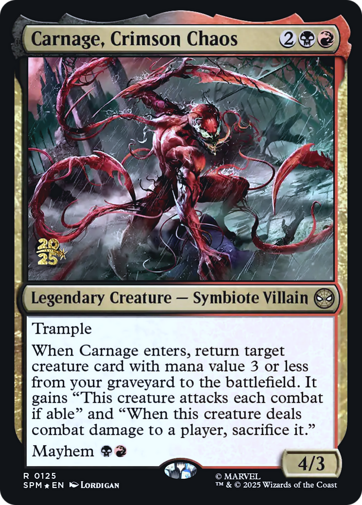 Carnage, Crimson Chaos [Wizards Play Network 2025] | Shuffle n Cut Hobbies & Games