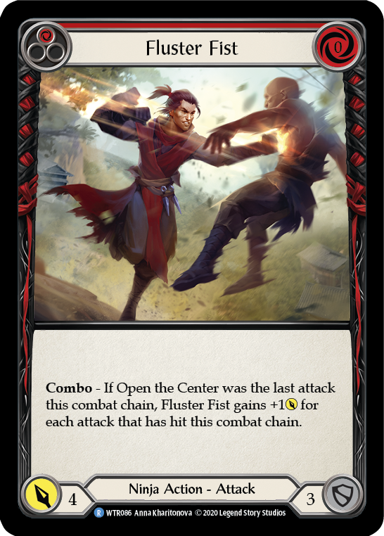 Fluster Fist (Red) [U-WTR086] (Welcome to Rathe Unlimited)  Unlimited Normal | Shuffle n Cut Hobbies & Games