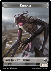 Spirit (Ripple Foil) // Eldrazi Double-Sided Token [Modern Horizons 3 Commander Tokens] | Shuffle n Cut Hobbies & Games