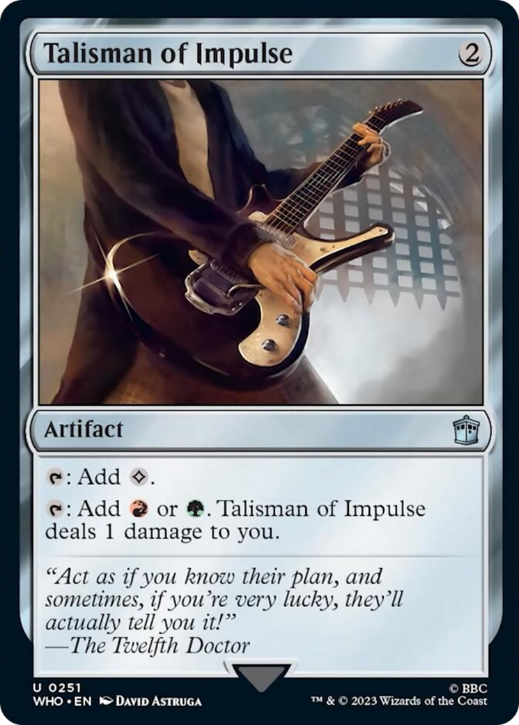 Talisman of Impulse [Doctor Who] | Shuffle n Cut Hobbies & Games