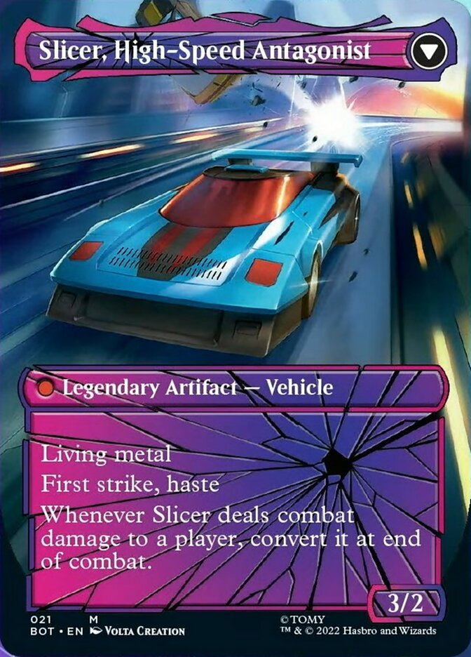 Slicer, Hired Muscle // Slicer, High-Speed Antagonist (Shattered Glass) [Transformers] | Shuffle n Cut Hobbies & Games