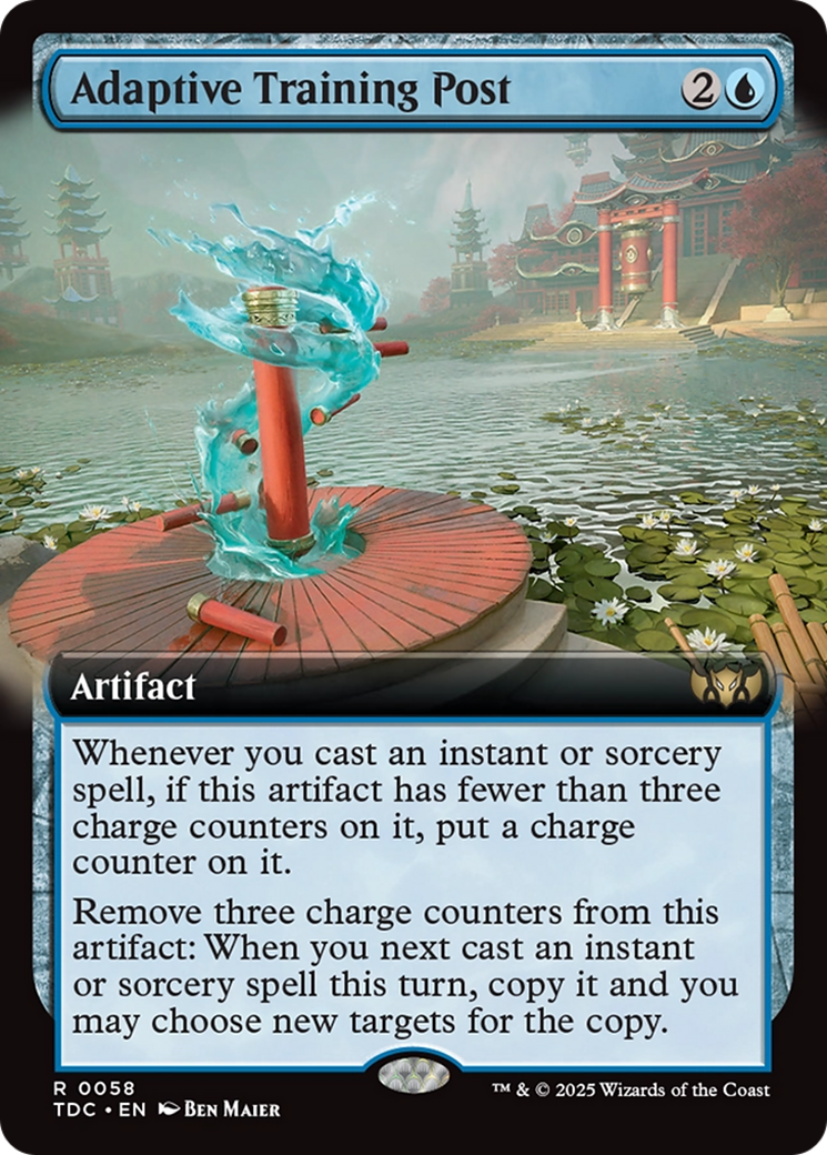 Adaptive Training Post (Extended Art) [Tarkir: Dragonstorm Commander] | Shuffle n Cut Hobbies & Games
