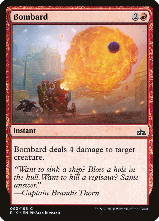 Bombard [Rivals of Ixalan] | Shuffle n Cut Hobbies & Games