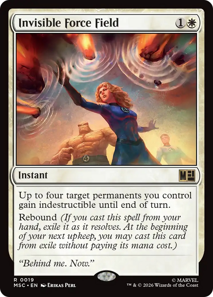 Invisible Force Field (Surge Foil) [Marvel Super Heroes Commander] | Shuffle n Cut Hobbies & Games