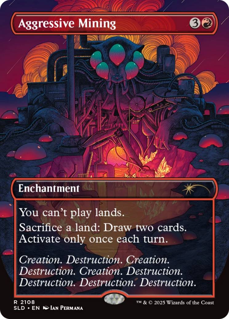 Aggressive Mining (Galaxy Foil) [Secret Lair Drop Series] | Shuffle n Cut Hobbies & Games