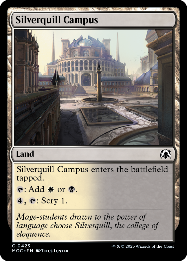 Silverquill Campus [March of the Machine Commander] | Shuffle n Cut Hobbies & Games