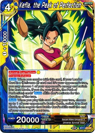 Kefla, the Peak of Perfection (BT7-122) [Assault of the Saiyans] | Shuffle n Cut Hobbies & Games