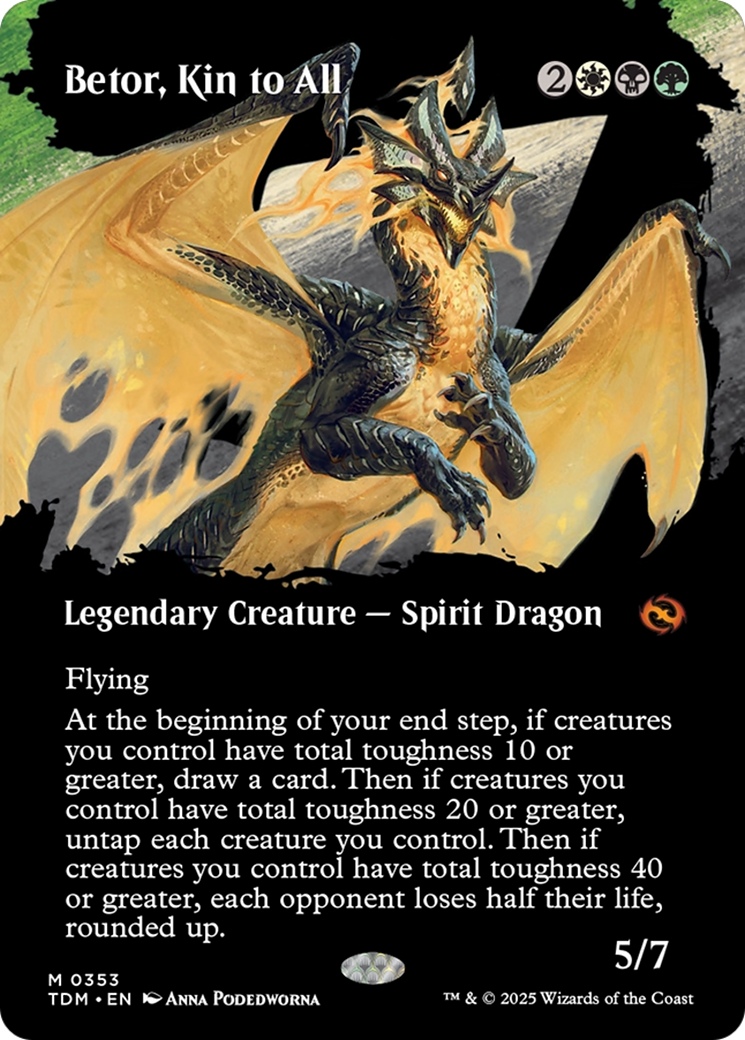 Betor, Kin to All (Borderless) [Tarkir: Dragonstorm] | Shuffle n Cut Hobbies & Games