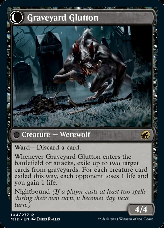 Graveyard Trespasser // Graveyard Glutton [Innistrad: Midnight Hunt] | Shuffle n Cut Hobbies & Games