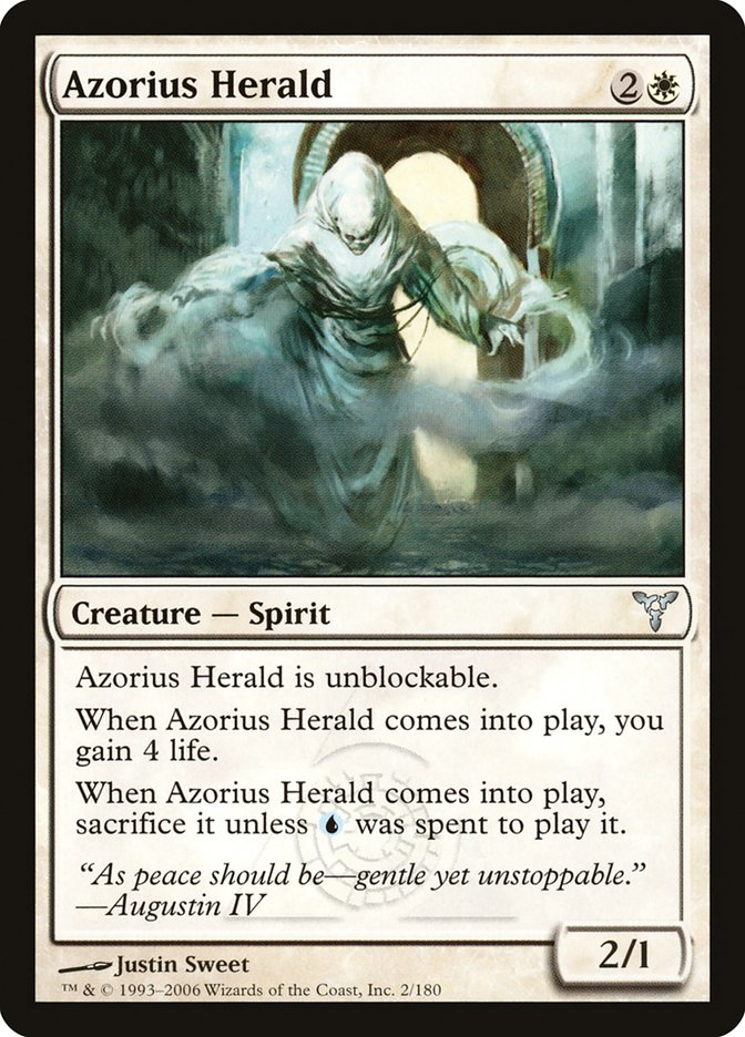 Azorius Herald [Dissension] | Shuffle n Cut Hobbies & Games