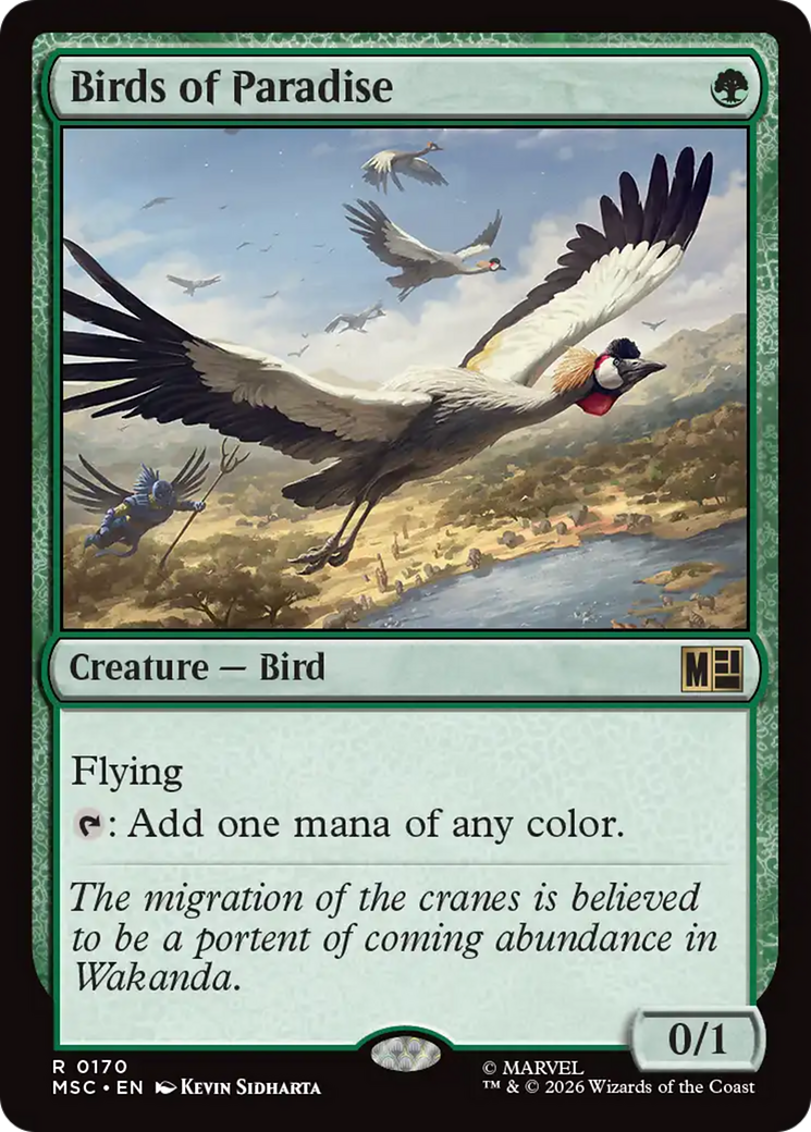 Birds of Paradise [Marvel Super Heroes Commander] | Shuffle n Cut Hobbies & Games