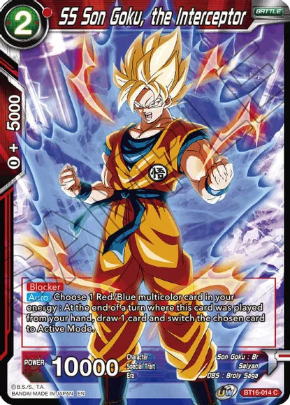 SS Son Goku, the Interceptor (BT16-014) [Realm of the Gods] | Shuffle n Cut Hobbies & Games