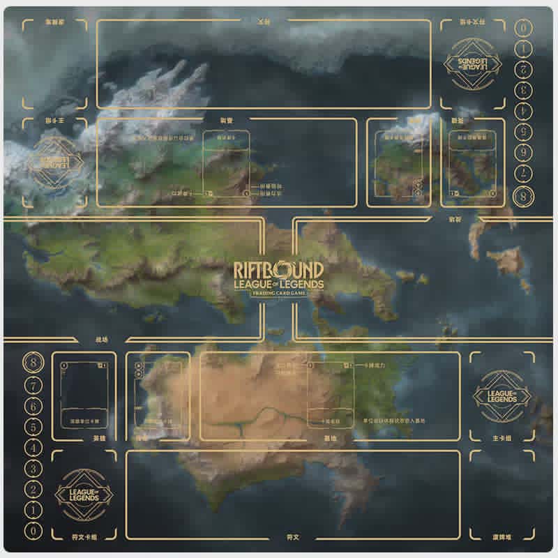 Riftbound: League of Legends TCG 2 Player Playmats | Shuffle n Cut Hobbies & Games