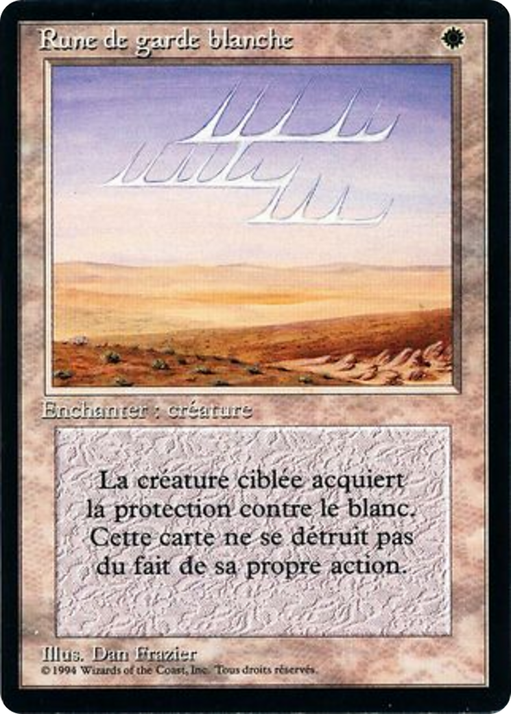 White Ward [Foreign Black Border] | Shuffle n Cut Hobbies & Games