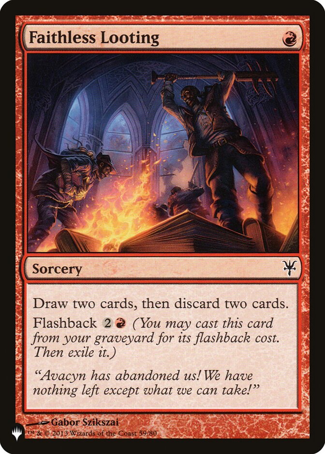 Faithless Looting [The List] | Shuffle n Cut Hobbies & Games