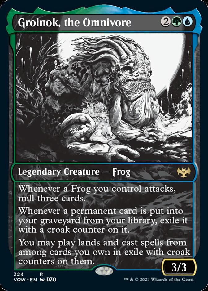 Grolnok, the Omnivore (Showcase Eternal Night) [Innistrad: Crimson Vow] | Shuffle n Cut Hobbies & Games