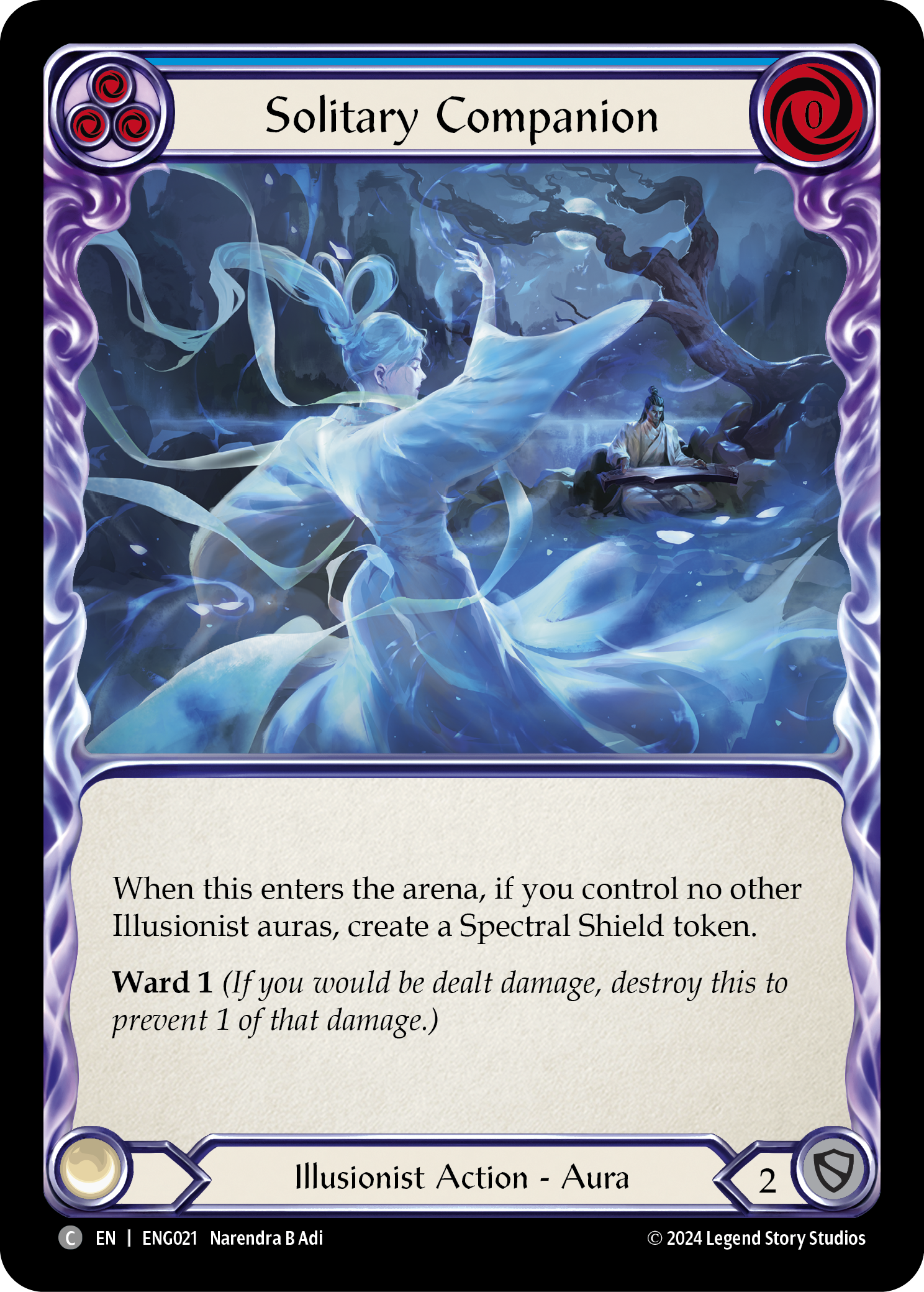 Solitary Companion [ENG021] (Part the Mistveil Enigma Blitz Deck) | Shuffle n Cut Hobbies & Games