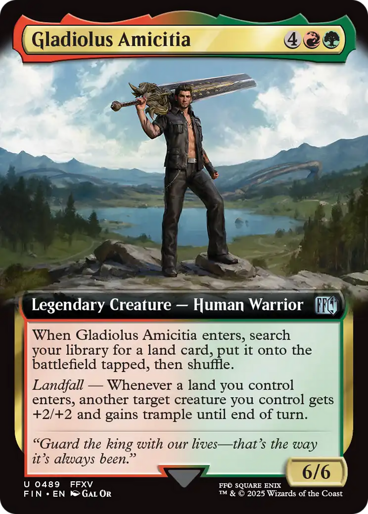 Gladiolus Amicitia (Extended Art) [FINAL FANTASY] | Shuffle n Cut Hobbies & Games