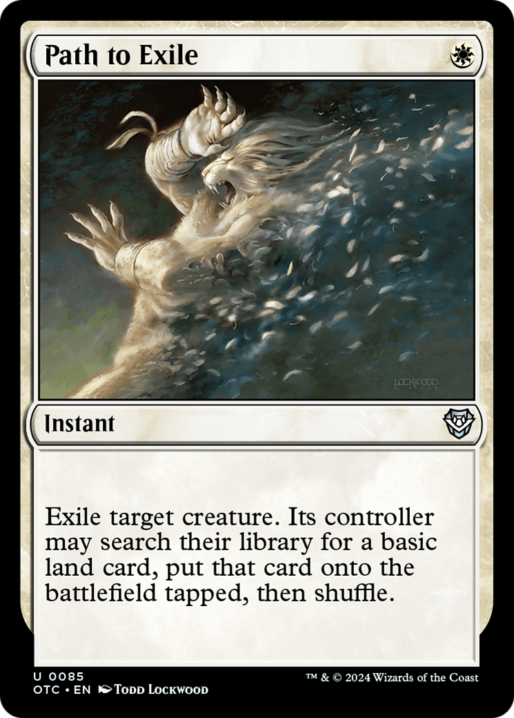 Path to Exile [Outlaws of Thunder Junction Commander] | Shuffle n Cut Hobbies & Games