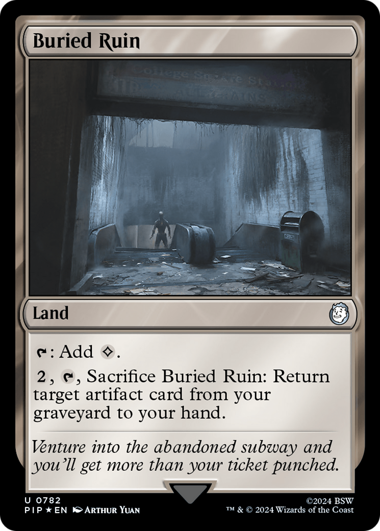 Buried Ruin (Surge Foil) [Fallout] | Shuffle n Cut Hobbies & Games
