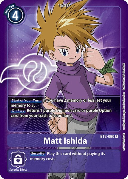 Matt Ishida [BT2-090] (Official Tournament Pack Vol.3) [Release Special Booster Promos] | Shuffle n Cut Hobbies & Games