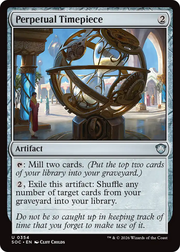 Perpetual Timepiece [Secrets of Strixhaven Commander] | Shuffle n Cut Hobbies & Games