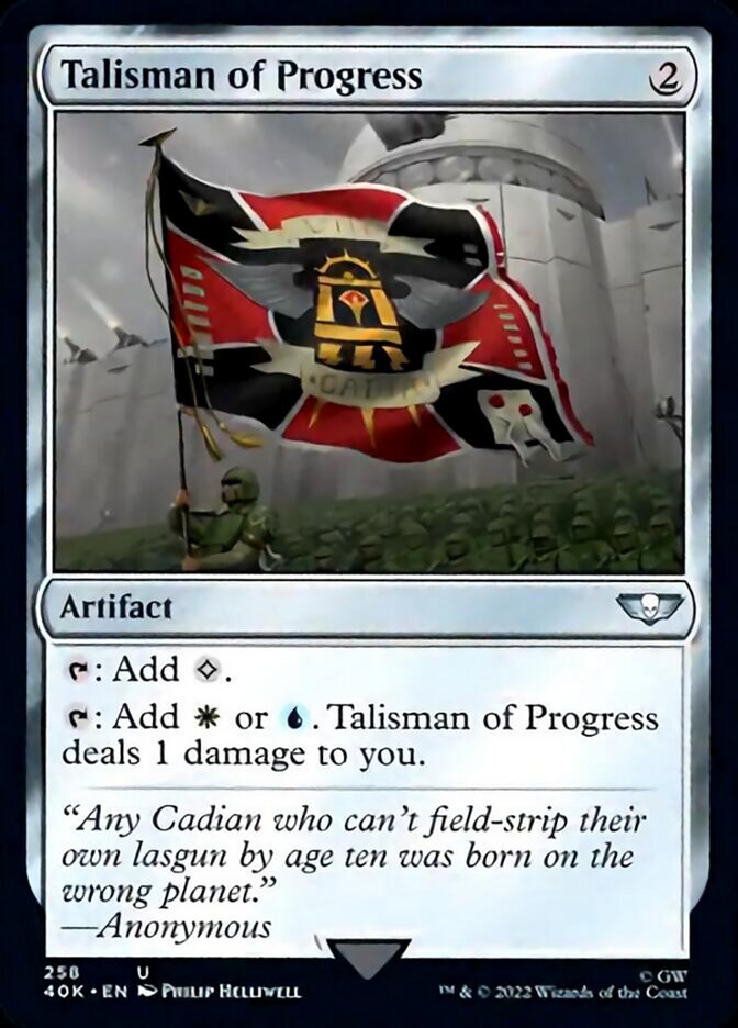 Talisman of Progress (Surge Foil) [Warhammer 40,000] | Shuffle n Cut Hobbies & Games