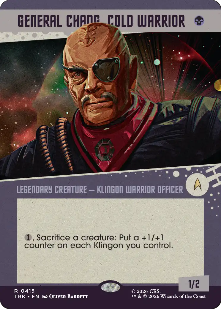 General Chang, Cold Warrior (0415) (Showcase) [Star Trek] | Shuffle n Cut Hobbies & Games