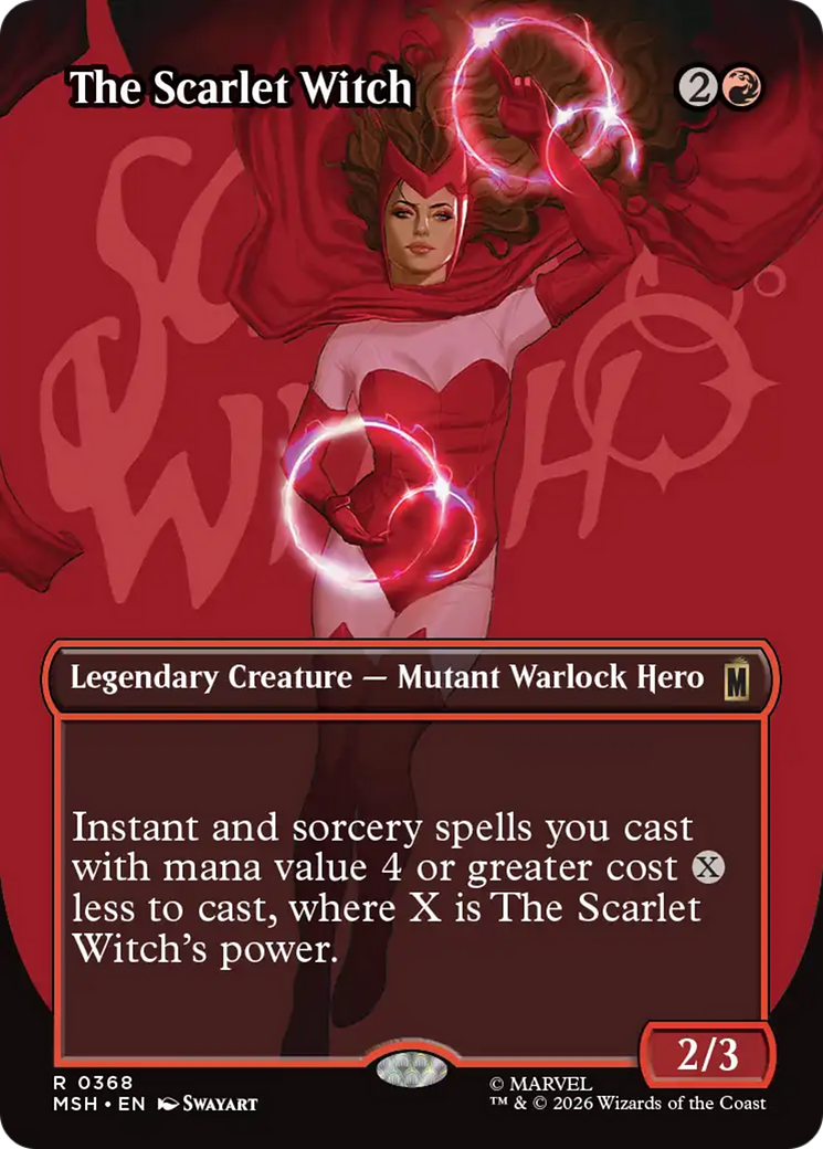 The Scarlet Witch (Borderless) [Marvel Super Heroes] | Shuffle n Cut Hobbies & Games